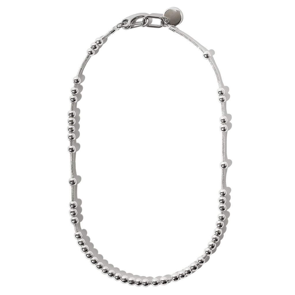 Armo Silver Ball Necklace 01