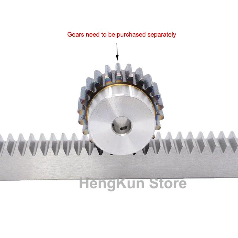 1 Adet 0.5-3 Mod 45 Çelik Dişli Rafı Şanzıman Rafı Uzunluk 300/500mm Kendin Yap Model Yapımı Sürüş Malzemeleri Aksesuarlar