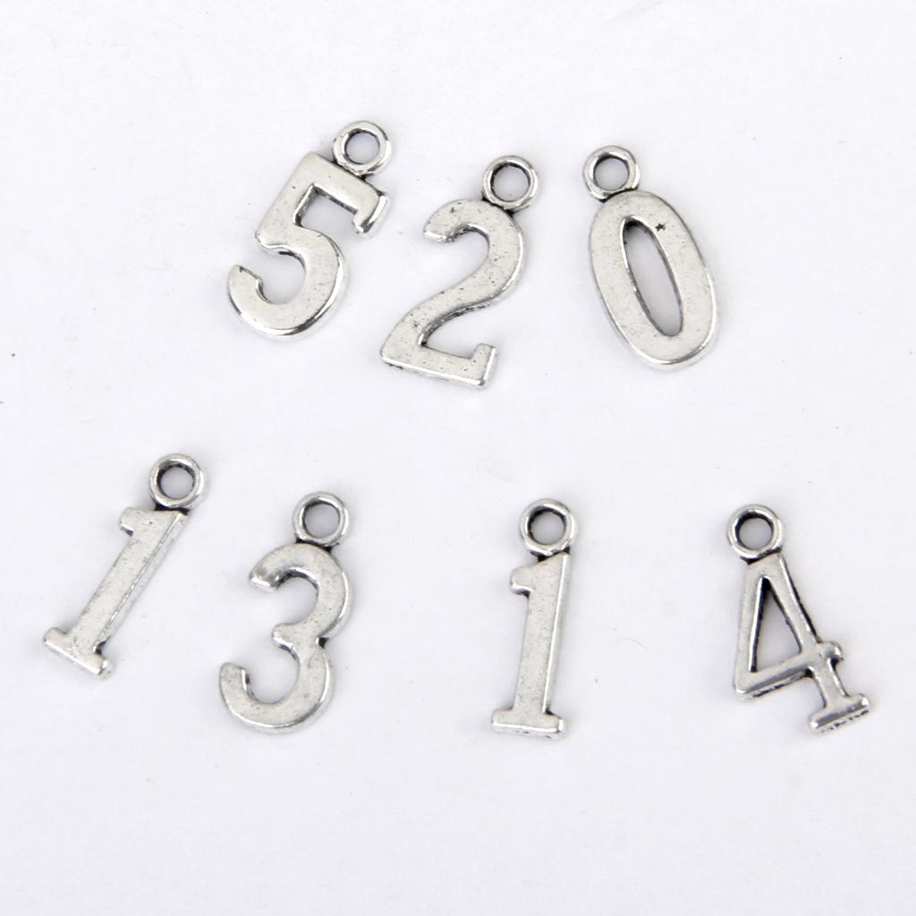 400 Pieces Numbers 0-9 &