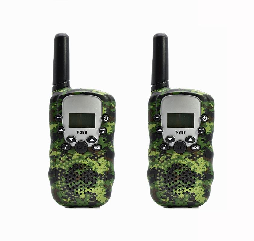 2 შეფუთული Walkie Talkies ბავშვებისთვის, 3 KM შორ მანძილზე ბავშვები Walky Talky ხელის რადიო საბავშვო სათამაშო საჩუქრები ბიჭებისთვის და გოგოებისთვის