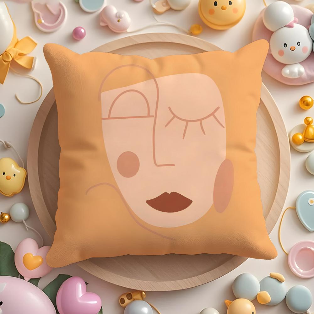 Feminist Girl Power Inspirational Quote Cushion Cover Plush Fabric Soft Double-Sided Printed Sofa Winter Home Gift Pillow Cover