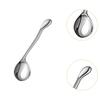 Curved Utensil Ergonomic Comfort Adaptive Utensils Auxiliary Cutlery Stainless Steel Angled Spoon and Fork for Elderly Weak Grip