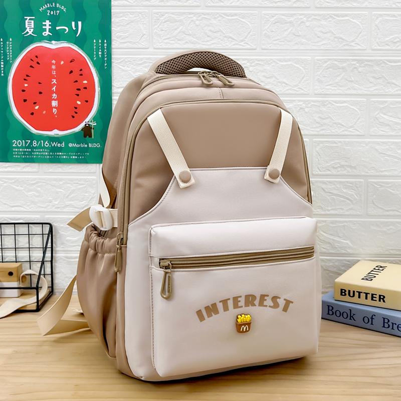 Schoolbag for Primary School Students Grade One, Two and Three Cartoon Color Contrast Girls Travel Backpack