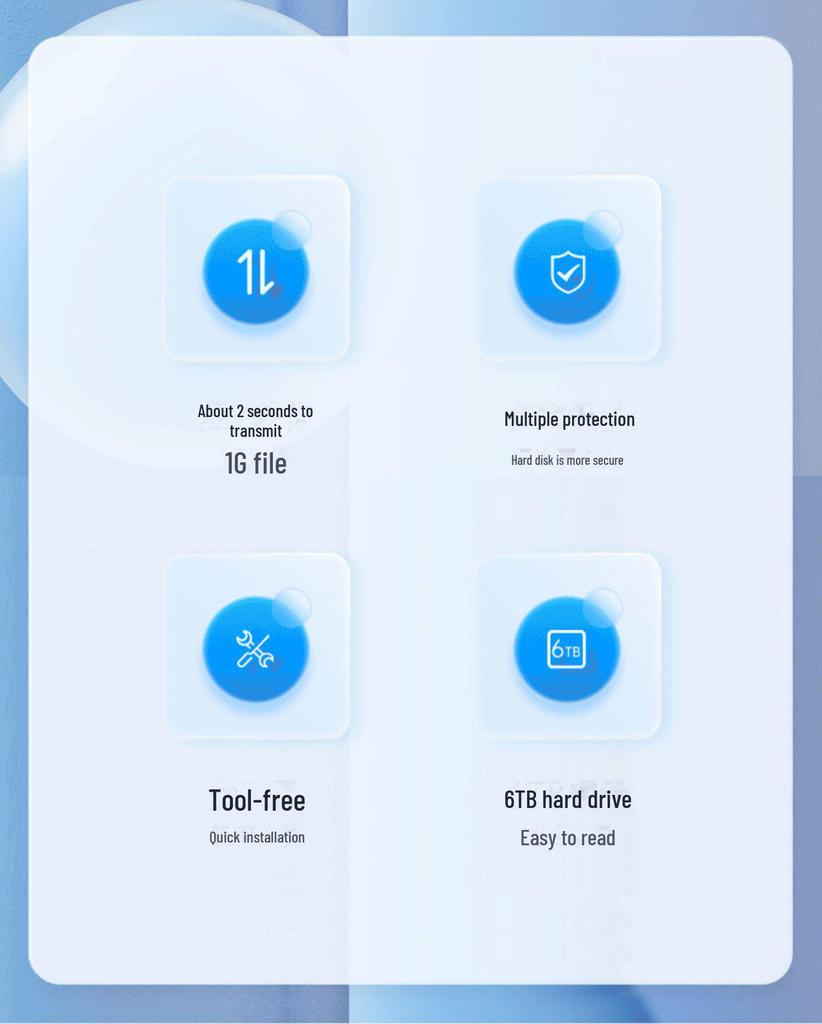 Orico 2521U 2.5-inch USB External Hard Drive Enclosure for SATA SSDs and HDDs