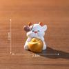 Creative Yuanbao makes a fortune with twelve zodiac figurines, cute toys, DIY decorations, accessories, and mini ornaments
