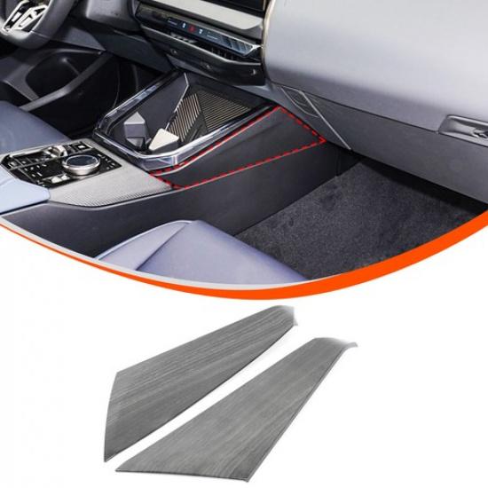 ABS Černá Imitace Dřeva Středová Konzole Boční Lišta Řadicí Páky Pro BMW X3 G45 2025+