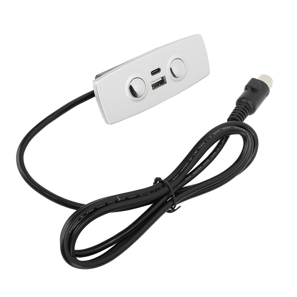 Substituição do controlador da poltrona reclinável 2 pinos de botão USB tipo C Ower cadeira elétrica sofá controle manual