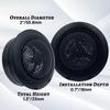 Universal Car Dome Tweeter High Noise Reduction HiFi Speaker AudioHigh Frequency V0K7