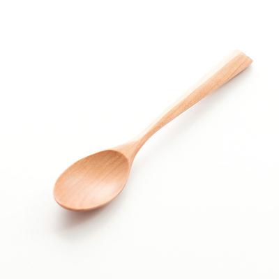 Creative Portable Salad Ice Cream Dessert Wood Handle Tableware Utensils Wooden Spoon Fork