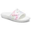Crocs Lightweight Tie-Dye Print Slide Sandals Unisex Sandals White 207411-94S