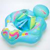 Sunshade Baby Inflatable Swim Seat with Raised Airbag and Anti-Rollover Design