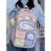 Schoolbag Fashion Cute College Cat Fresh Large Capacity Student School Bag High School Student Pain Bag Backpack Backpack
