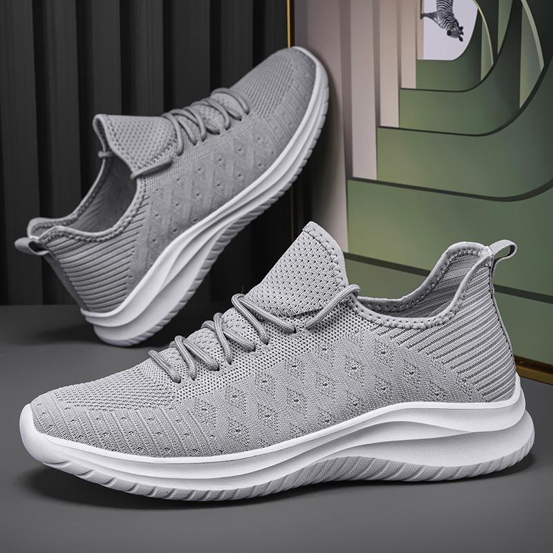 Summer Men's Shoes 2025 New Mesh Tenis Masculino Breathable Lightweight Casual Sneakers Shoes Large Couple Outdoor Running Shoes