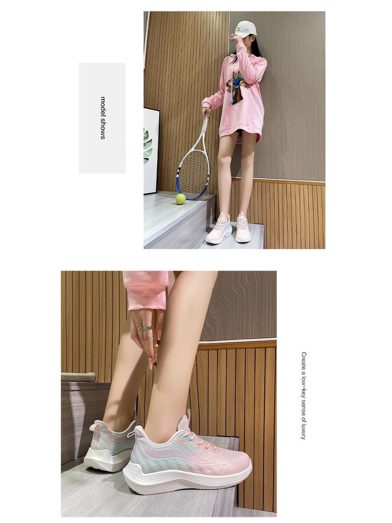 2025 Lightweight Women's Running Sneakers - Breathable, Shock-Absorbing, Soft Sole, Perfect for Spring & Autumn