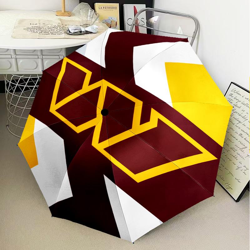 Washington Commanders Map Umbrella Folding umbrella, automatic umbrella 8-Frame for Travel, camping Use Gift for Halloween Christmas