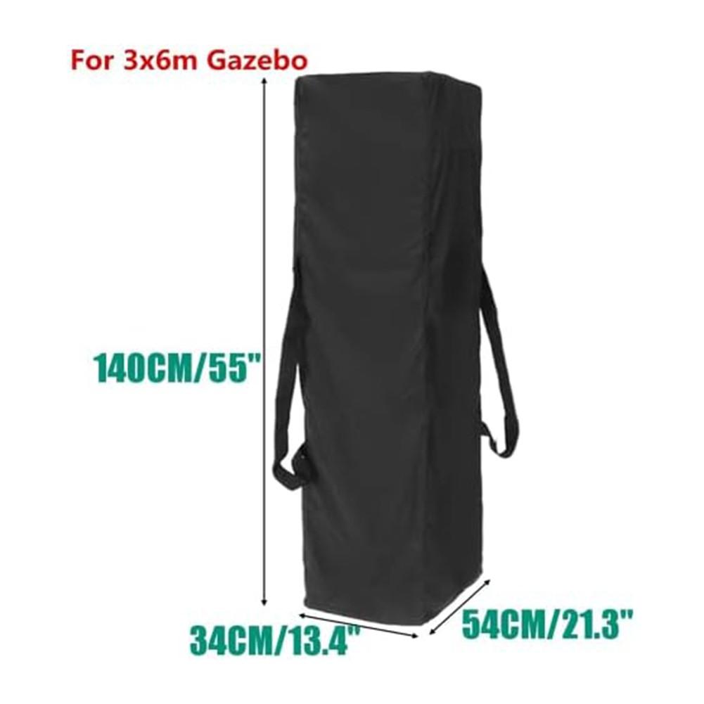Outdoor Black Waterproof Storage Bag For Canopy Tents With Two Handles