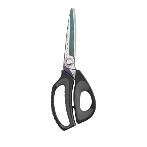 

LIVINGO Heavy-Duty Scissors  Professional-grade sharp blades for cutting, office use, DIY, and gardening. Multicolored titanium coating for rust resi