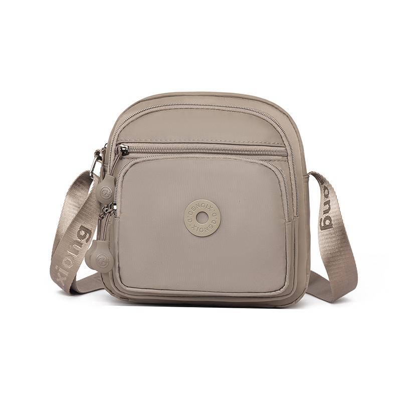 Women's Small Square Bag Solid Color Shoulder Bag Commuter Multi-Function Crossbody Bag