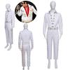 High-quality Polyester Fiber Cosplay Set Of White Cat King Elvis Presley