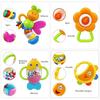 MOONTOY 12-teiliges Baby-Rassel- und Beißring-Set, sensorisches Trainingsspielzeug für Neugeborene und Säuglinge von 0-12 Monaten, Geschenk für Jungen und Mädchen