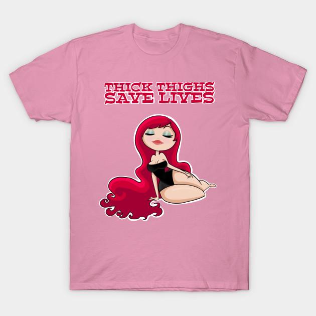 T Shirt Women Thick Thighs Save Lives Harajuku Print Kawaii Tshirt Summer Short Sleeve Female T-Shirt Top Tee