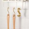 6Pcs Aluminium Alloy S Shape Hooks Practical Kitchen Railing Hanger Hook Clasp Holder Hooks For Hanging Clothes Handbag