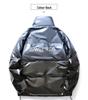 2025 Gradient Glossy Men's Winter Down Jacket - 90% Down, Thickened, Trendy Casual Coat