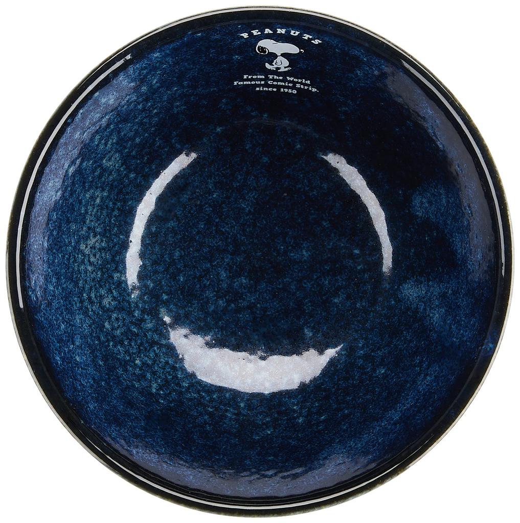 Kaneshotouki Peanuts Snoopy Indigo Rice Bowl 614110