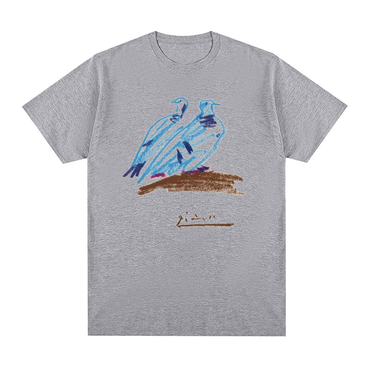 Pablo Picasso Vintage Tshirt Classic Cotton Unisex T shirt New Tee Tshirt Womens Tops S