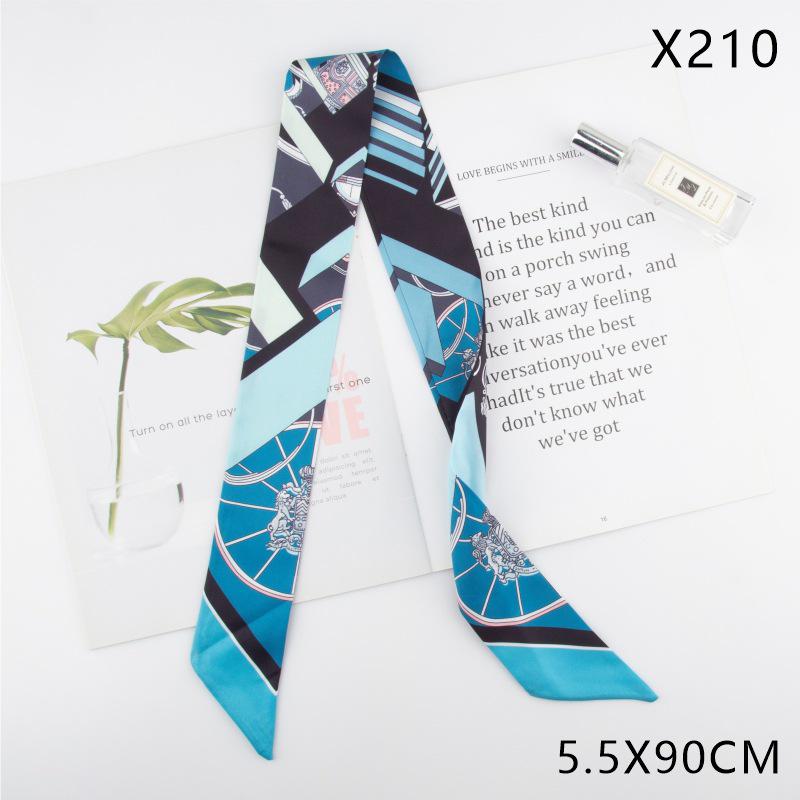 Versatile Vintage Silk Scarf: Hair Tie, Headband, Bag Accessory