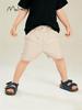 Malwee Boys' Summer Casual Elastic Waist Pants - New European & American Style for Little Boys