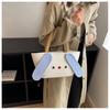 Cartoon shape cotton rope woven handbag cute cotton rope woven bag daily travel cartoon cotton rope bag tote bag