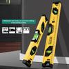 High Precision Level Ruler Portable Construction Spirit Level Strong Magnet Aluminum Alloy Balance Ruler Measuring Manual Tools