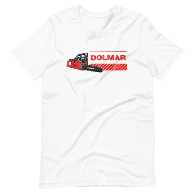 DOLMAR Chainsaws Vintage Style Graphic Tee Short-Sleeve Unisex 100% Cotton T-shirt Mens Tees Top