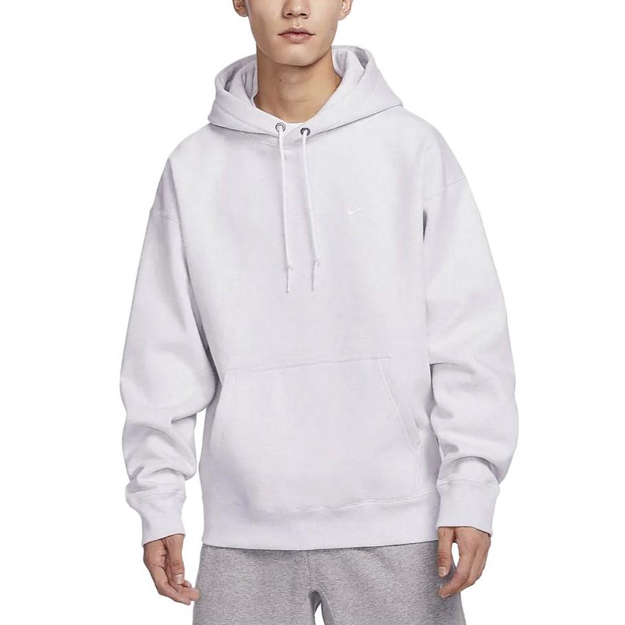 Nike Pánská mikina s kapucí Solo Swoosh Fleece Top Březová DX1356-051