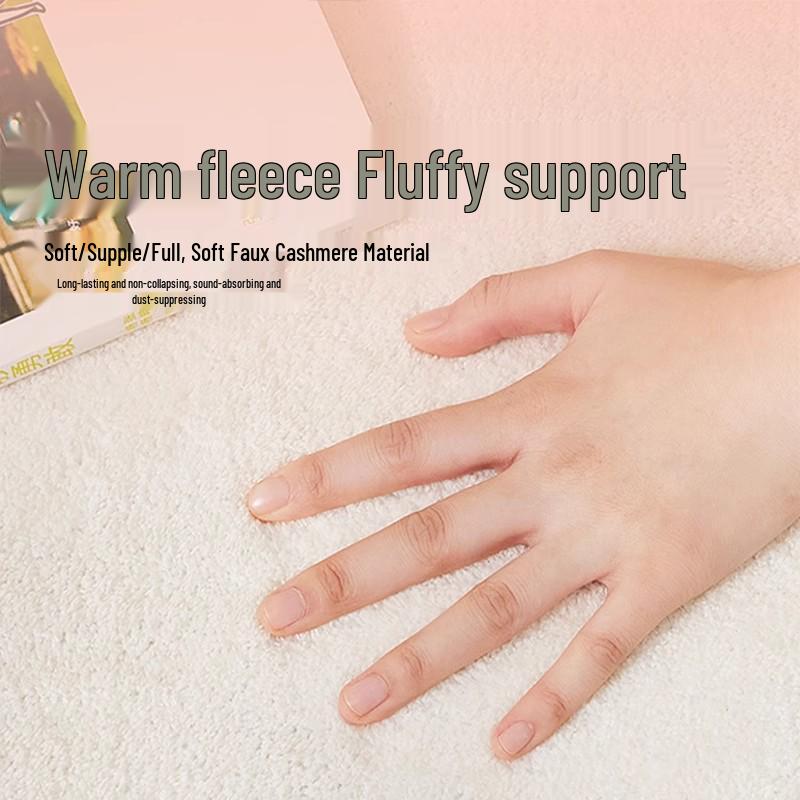 Thick Winter Faux Cashmere Seat Cushion for Office, Classroom, or Dorm Chair