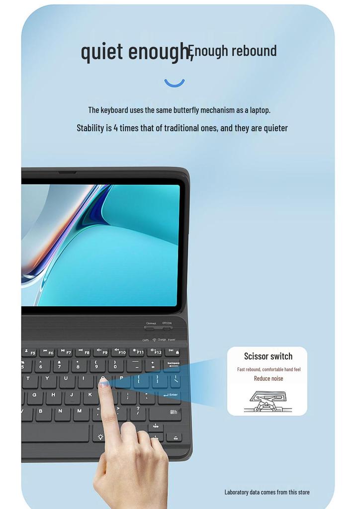 Compatible with Xiaomi 7 Pro/8 Tablets: Leather Case & Detachable Seven-Color Backlit Bluetooth Keyboard Protective Shell.