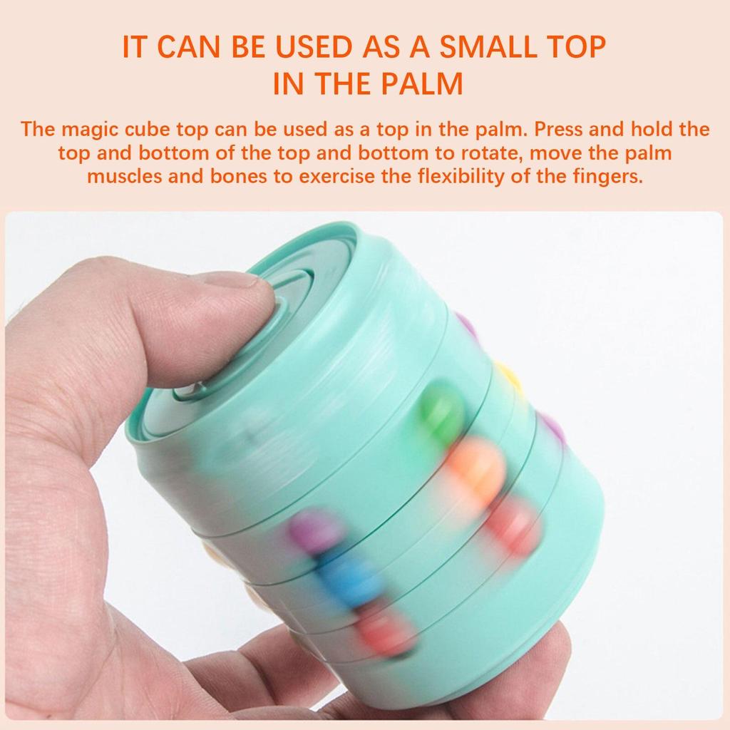 Anti Stress Cube Kann Kreisel Kleine Magische Bohne Pops Stress Relief Spielzeug Kinder Dekompression Entspannen Druck Spielzeug