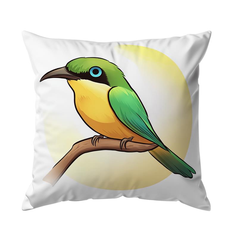 1 Pc Bird Pillow Cover For Home Living Room Bedroom Sofa Office Decorative Pillowcase Soft Throw Pillows 45*45 Cm