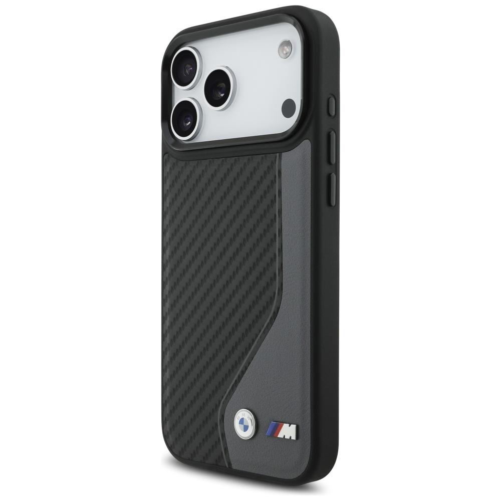 BMW M Carbon Logo MagSafe Hülle für iPhone 17 Pro Max Anthrazit