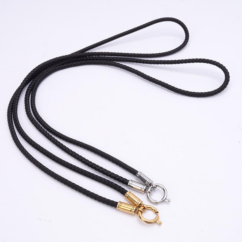 Tibetan Buddha Amulet Necklace with Thangka Pendant & Titanium Steel Quick-Release Buckle