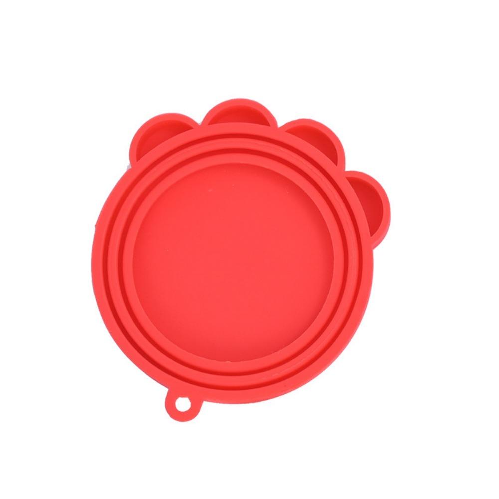 Reusable Pet Canned Lid Silicone Feeders Food Can Lid Storage Top Cap Cover  Pet Daily Supplies