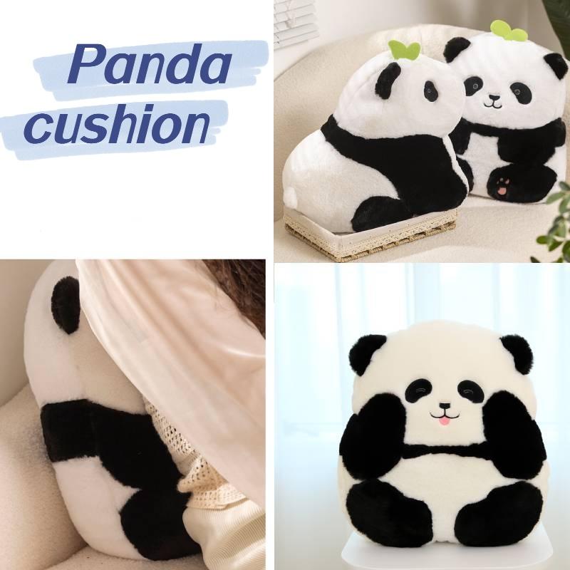 Panda Hua Hua Plush Toy Realistic Stuffed Panda Pillow For Kids And Adults