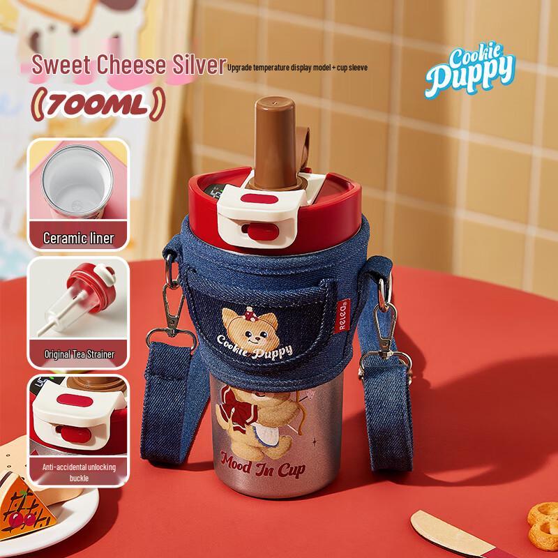 Wushengwu Insulated Straw Water Bottle