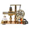 Gorący Model Silnika Stirlinga, Jednocylindrowy Metalowy Silnik Stirlinga Silnik Spalania Zewnętrznego, Zestaw DIY Silnika Cieplnego Dla Dorosłych Na Biurko Ed