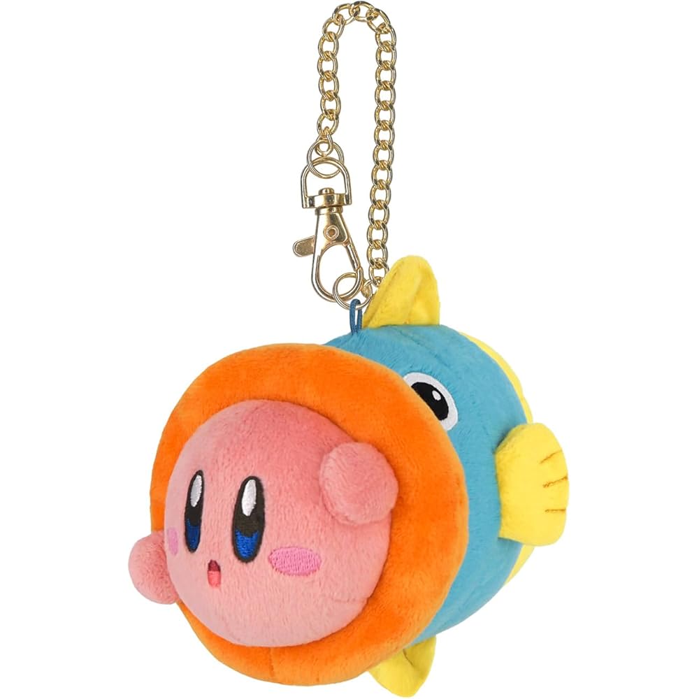 Sanei Boeki Kirby All Star Collection Kain & Kirby Plush Toy 9x14x12cm