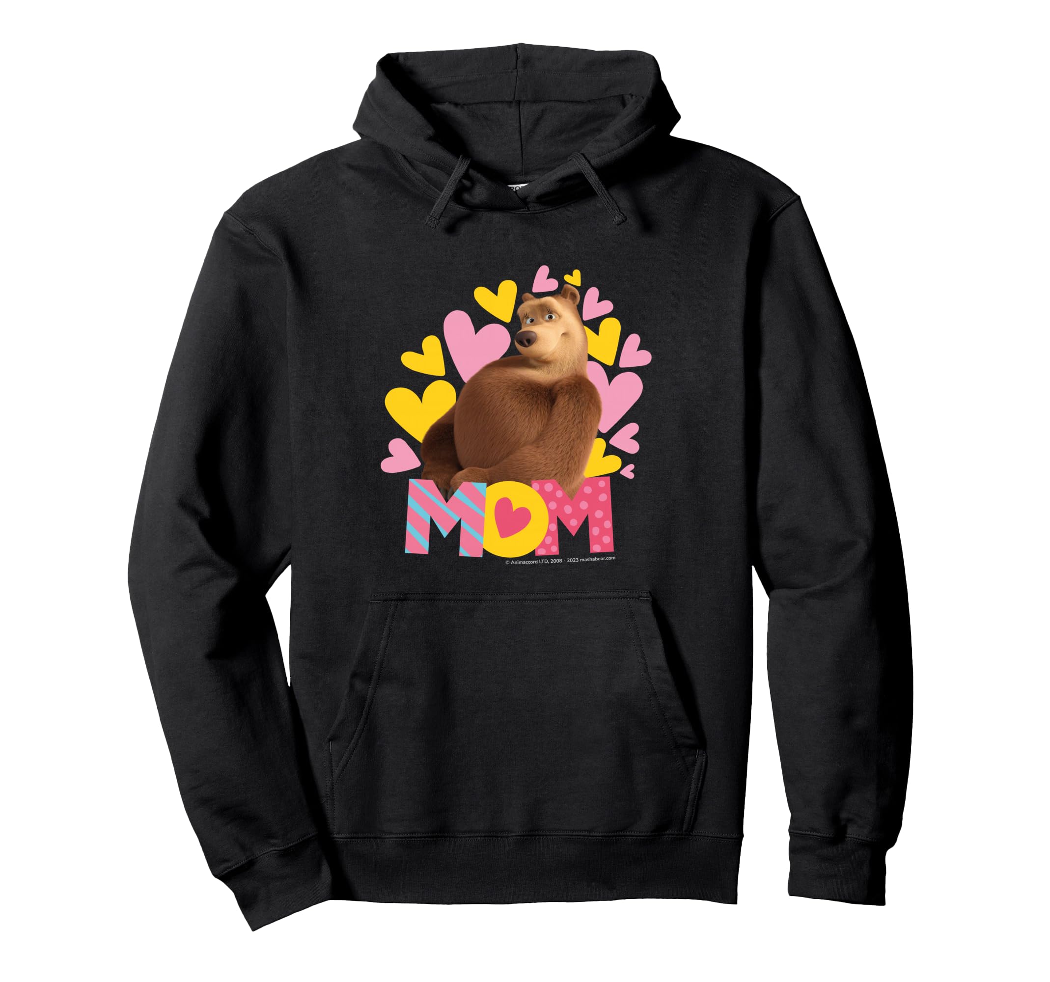 Mom Hoodie Friends. чёрный