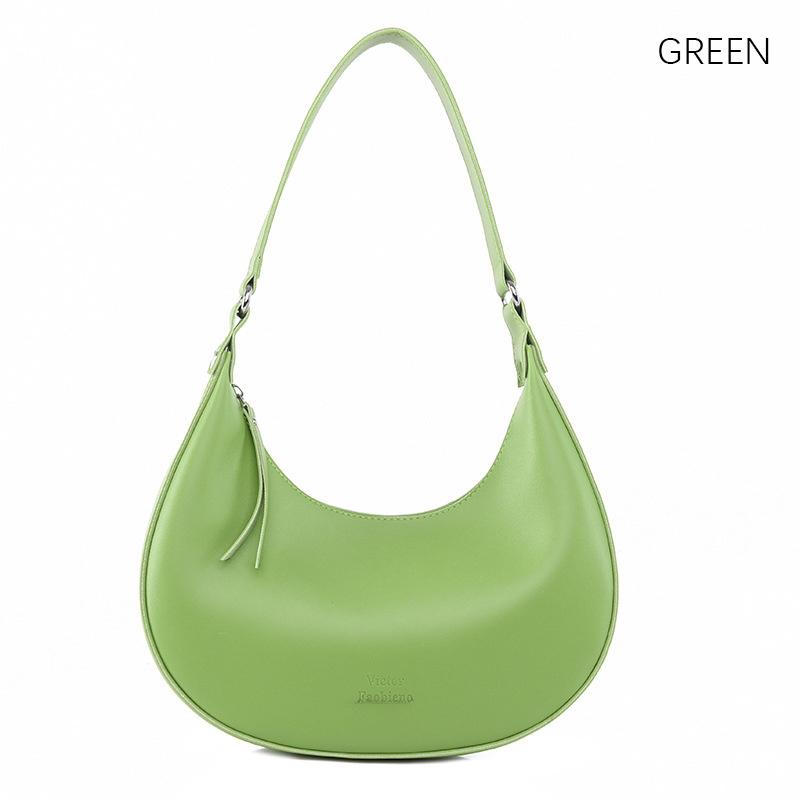 

Винтажные сумки из искусственной кожи подмышки, полумесяцы, женские сумки для девочек, простые сумки через плечо