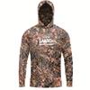 Mens Quick-Dry UV Protection Long Sleeve Hooded Fishing Shirt Lightweight Breathable Outdoor Angling Hiking Summer