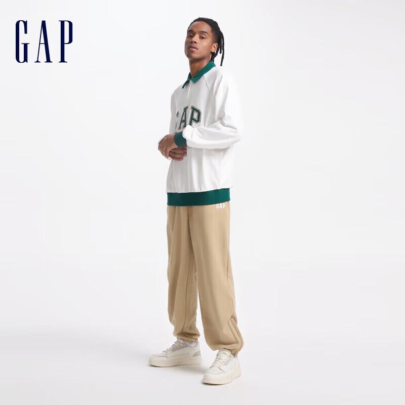 

Gap Unisex French Terry Logo Quarter-Zip Polo Sweatshirt 639199 L